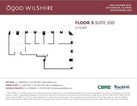 5900 Wilshire Blvd, Los Angeles, CA for lease Floor Plan- Image 1 of 1