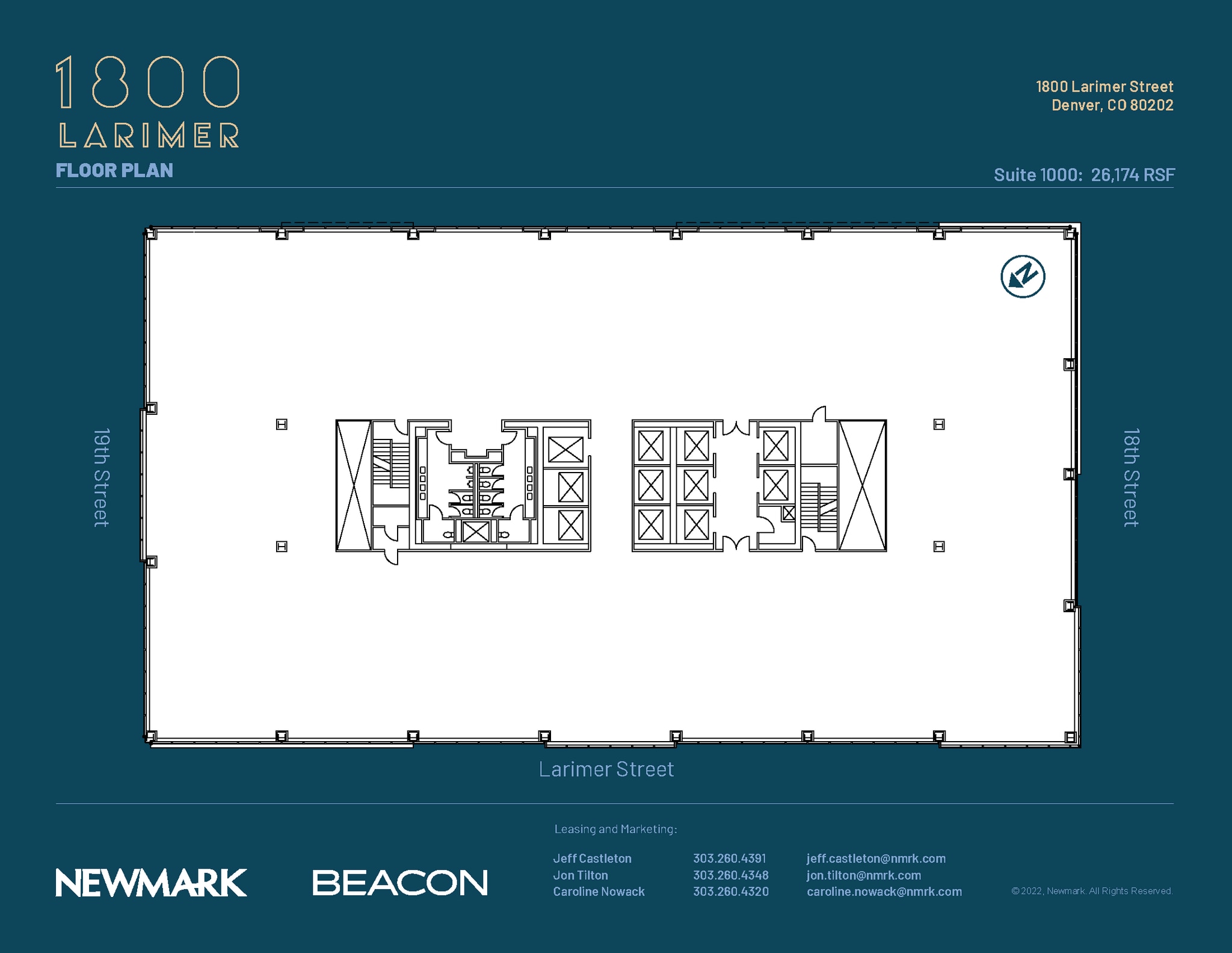 1800 Larimer St, Denver, CO for lease Floor Plan- Image 1 of 1