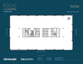 1800 Larimer St, Denver, CO for lease Floor Plan- Image 1 of 1
