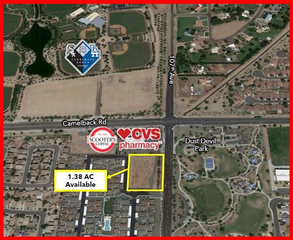 SWC Camelback Rd & 107th Ave, Phoenix, AZ for sale Primary Photo- Image 1 of 1
