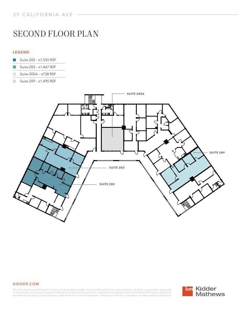 39 California Ave, Pleasanton, CA for lease Floor Plan- Image 1 of 1