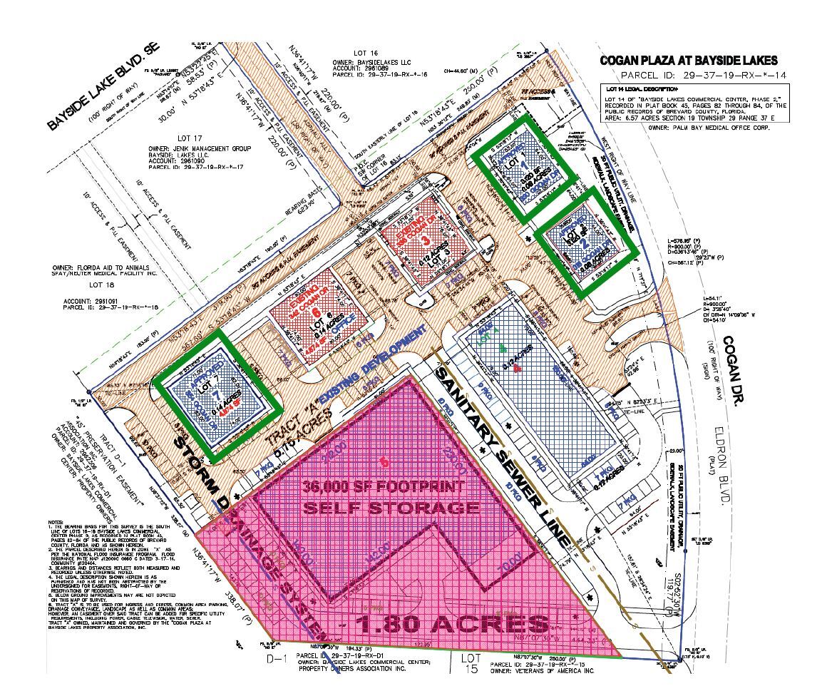 360 Cogan dr, Palm Bay, FL for sale Site Plan- Image 1 of 7
