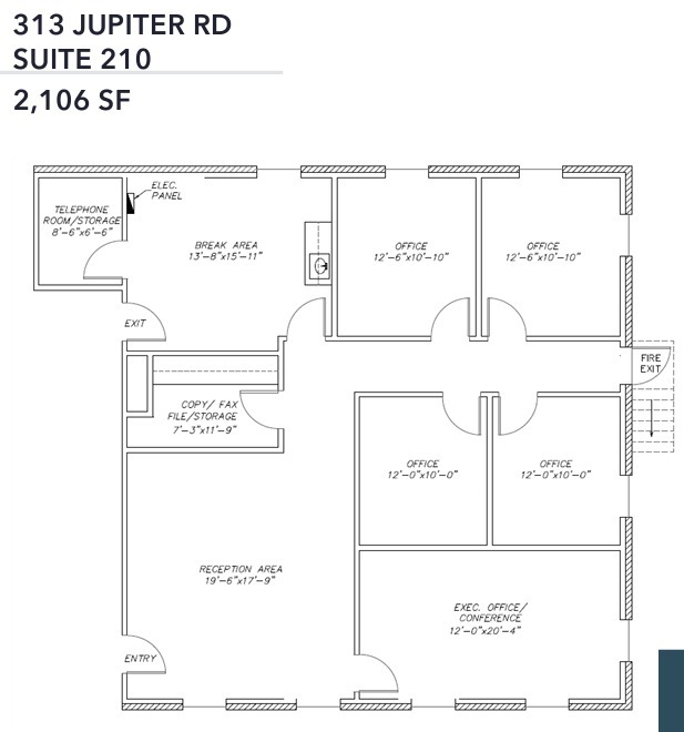 303 S Jupiter Rd, Allen, TX for lease Floor Plan- Image 1 of 6