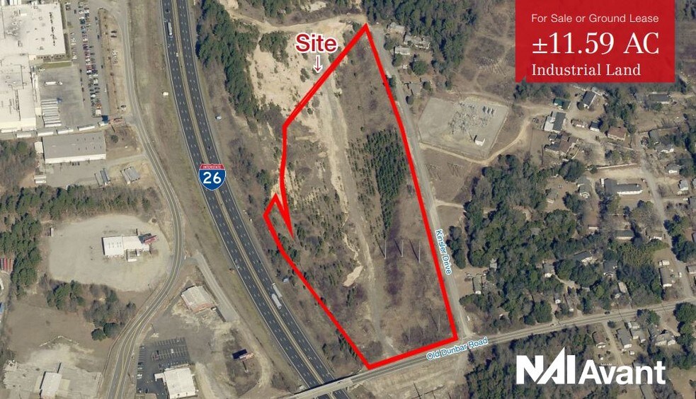 Old Dunbar Rd, West Columbia, SC for sale - Aerial - Image 1 of 1