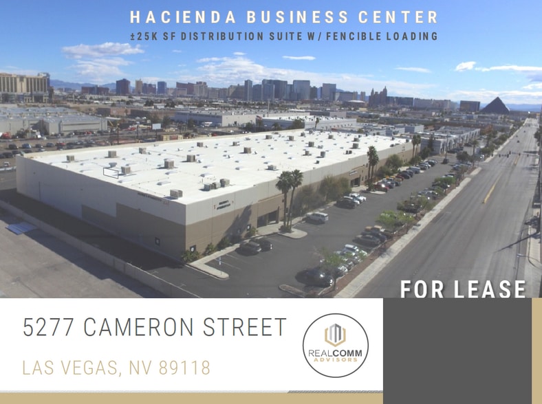 5277 Cameron St, Las Vegas, NV for lease - Building Photo - Image 1 of 5