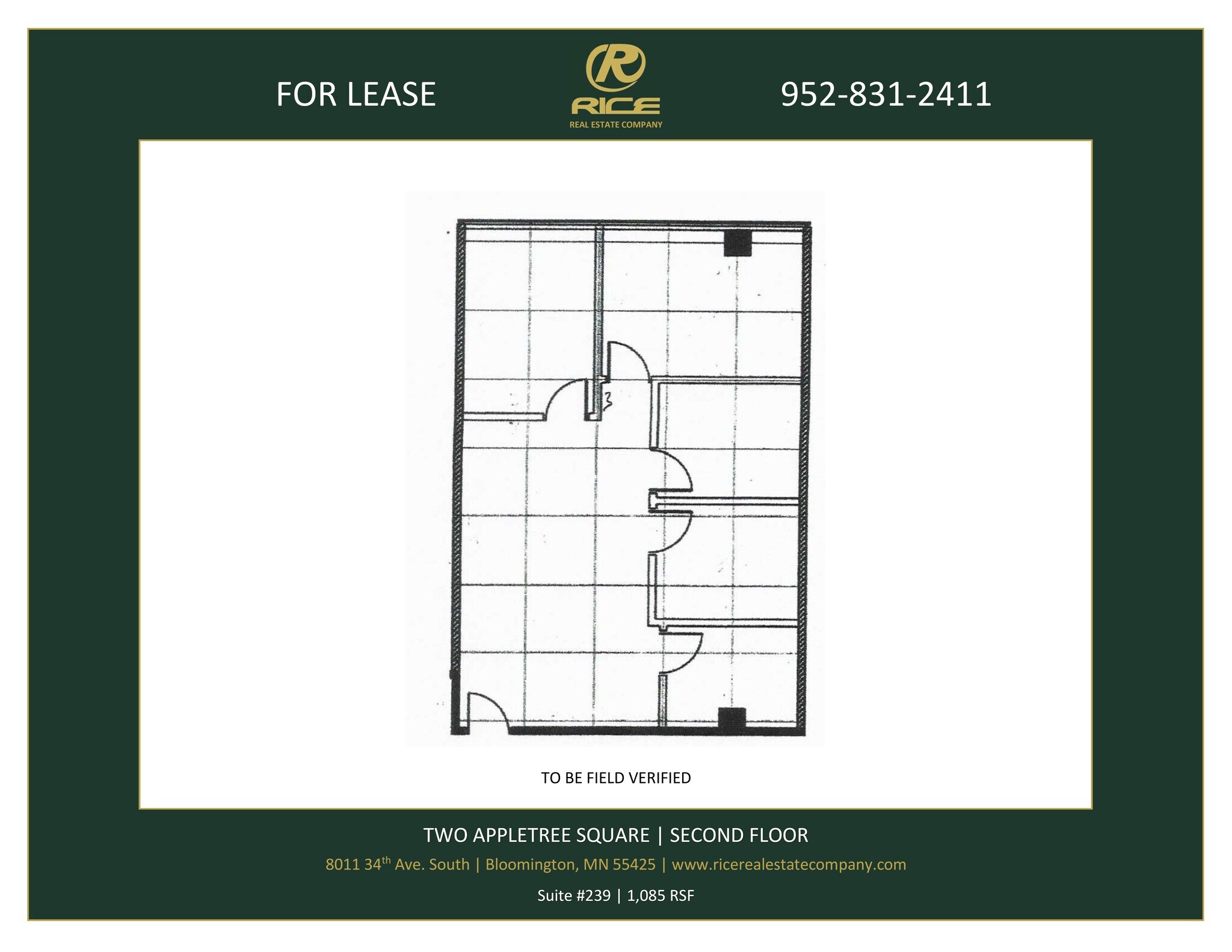 8011 34th Ave S, Bloomington, MN for lease Site Plan- Image 1 of 1