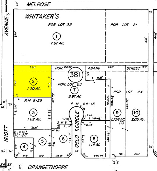 6900 Knott Ave, Buena Park, CA for lease - Plat Map - Image 2 of 6