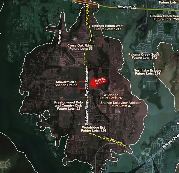 FM 720 & McCormick Rd, Oak Point, TX for sale - Primary Photo - Image 1 of 1