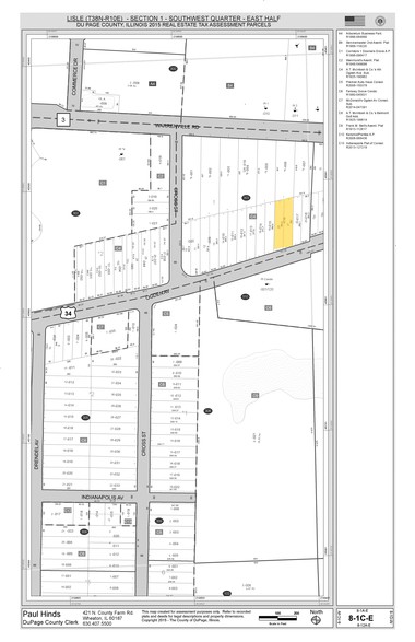 2410 Ogden Ave, Downers Grove, IL for lease - Plat Map - Image 2 of 2