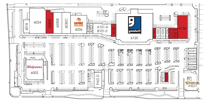 6016 E Main St, Mesa, AZ for lease Site Plan- Image 1 of 1