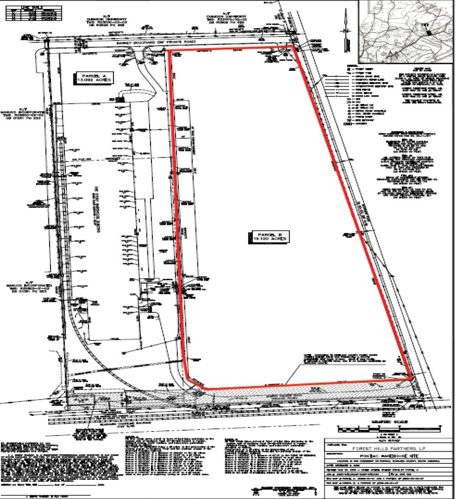 Bookman Rd, Pontiac, SC for sale Plat Map- Image 1 of 1