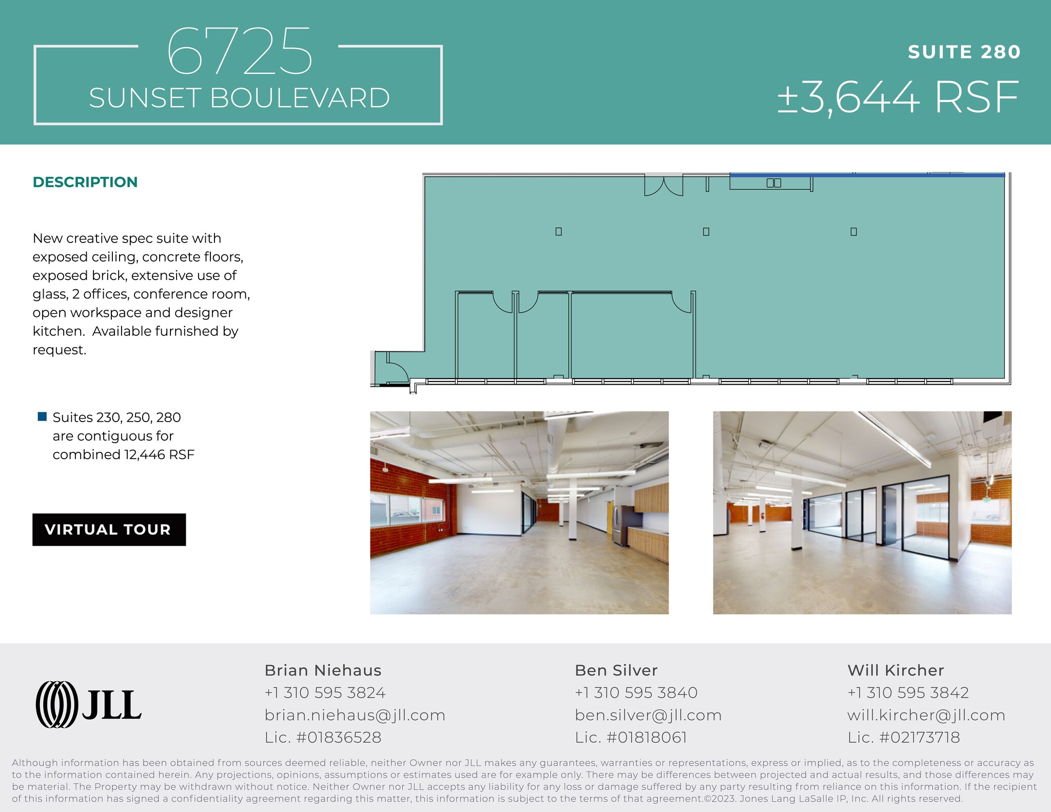 6725 W Sunset Blvd, Los Angeles, CA for lease Site Plan- Image 1 of 7