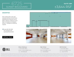 6725 W Sunset Blvd, Los Angeles, CA for lease Site Plan- Image 1 of 7