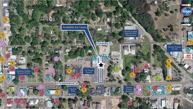 12 E Commerce St, Hernando, MS - aerial  map view