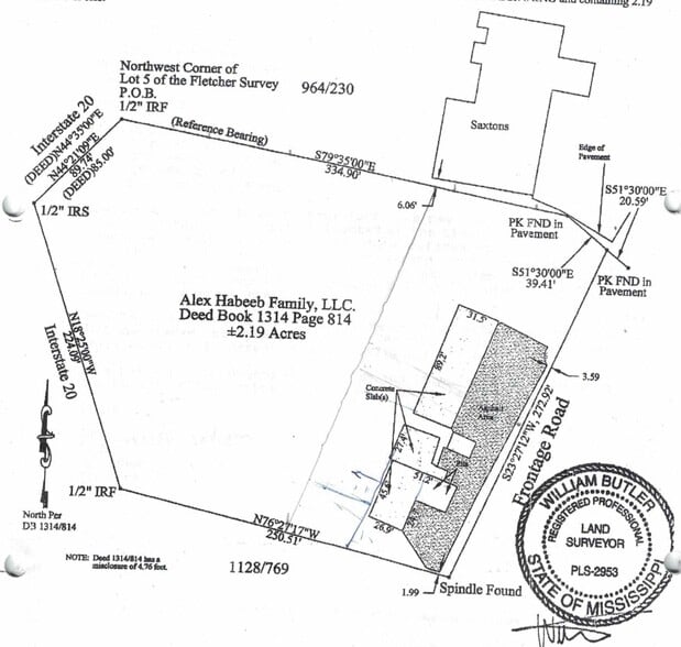 S Frontage Rd, Vicksburg, MS 39180