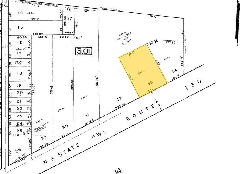 1114-1120 Crown Point Rd, Westville, NJ for lease - Plat Map - Image 1 of 6