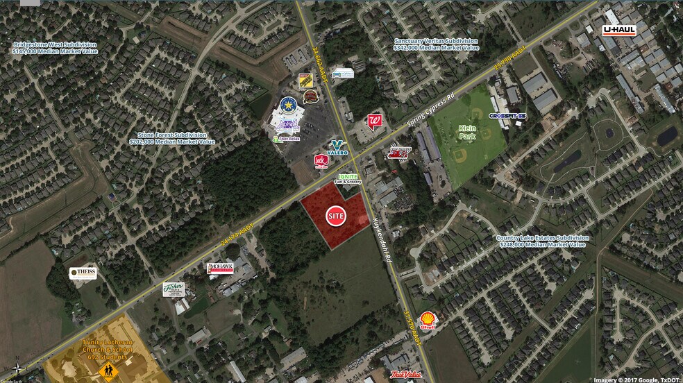 4727 Spring Cypress Rd, Spring, TX, 77379 Commercial Land For Sale