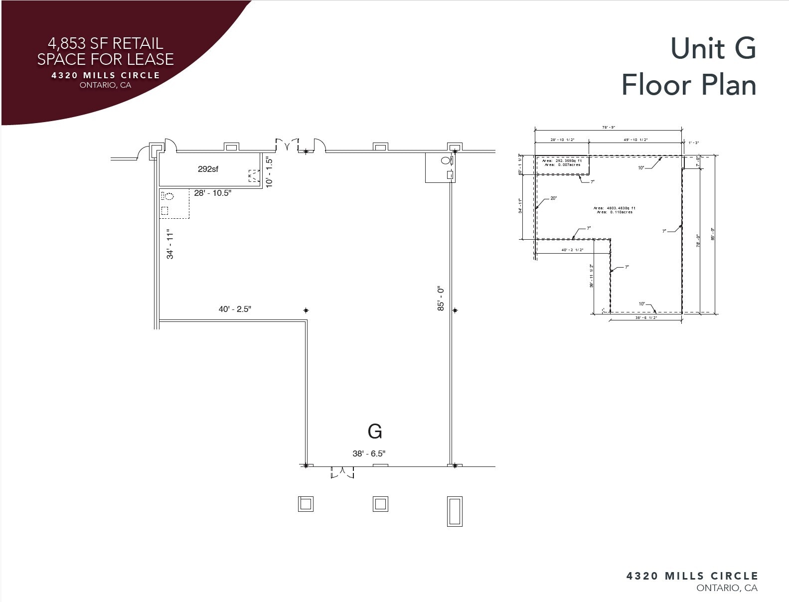 4310-4350 Mills Cir, Ontario, CA for lease Floor Plan- Image 1 of 2