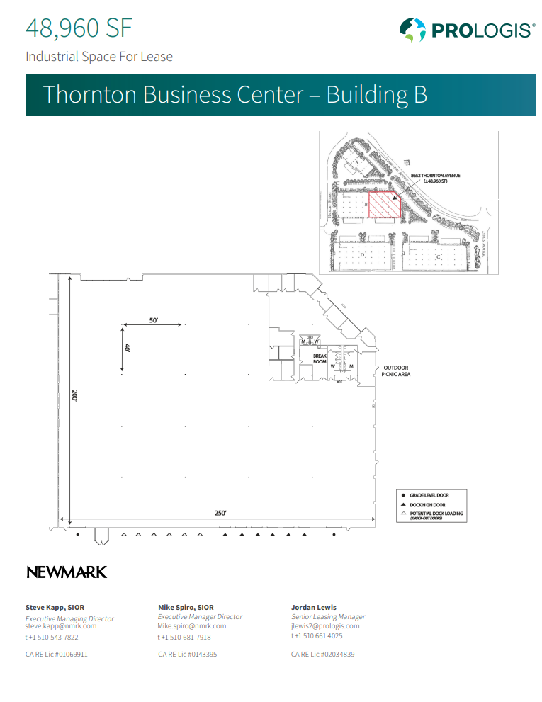 8602-8624 Thornton Ave, Newark, CA for lease Floor Plan- Image 1 of 1