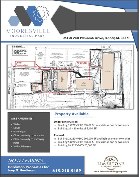 25150 & Mooresville Road, Tanner, AL for lease - Building Photo - Image 2 of 2