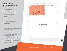 4280 Wagon Trail Ave, Las Vegas, NV for lease Floor Plan- Image 1 of 1