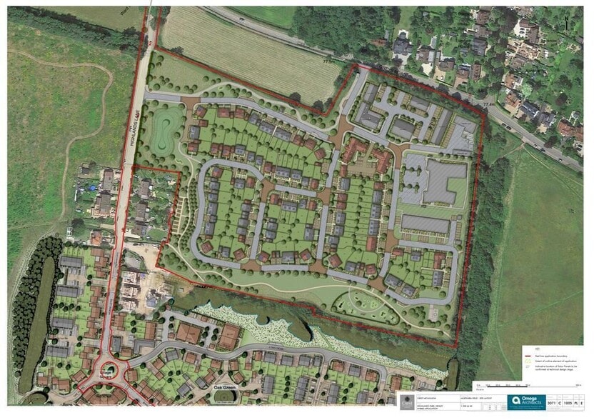 Highlands Ln, Rotherfield Greys for sale - Aerial - Image 3 of 4