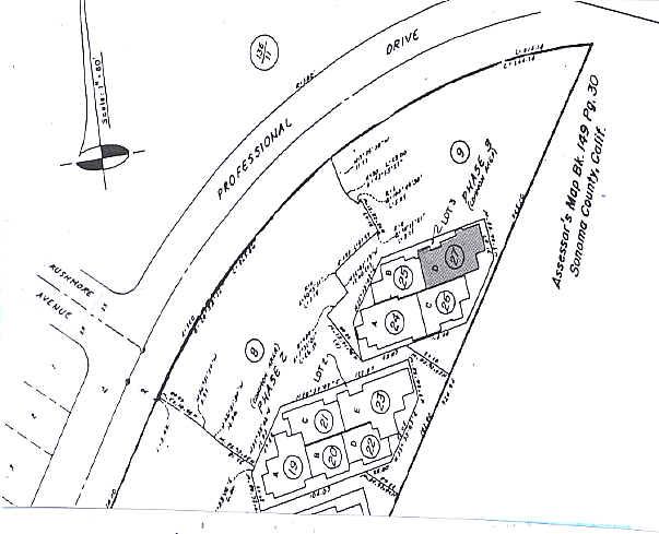 1496 Professional Dr, Petaluma, CA for sale - Plat Map - Image 2 of 8