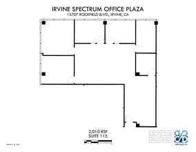 15707 Rockfield Blvd, Irvine, CA for lease Floor Plan- Image 1 of 1