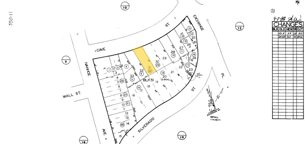 1241 Cave St, La Jolla, CA for lease - Plat Map - Image 3 of 3