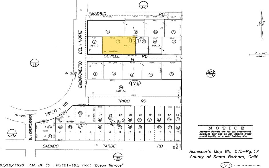 6530 Seville Rd, Isla Vista, CA for lease - Plat Map - Image 2 of 11