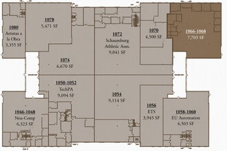 1026-1100 National Pky, Schaumburg, IL for lease Floor Plan- Image 2 of 2