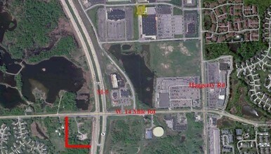 S M-5 Rd, Novi, MI - AERIAL map view