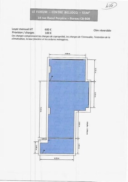 Office in Bayonne for lease - Floor Plan - Image 2 of 2