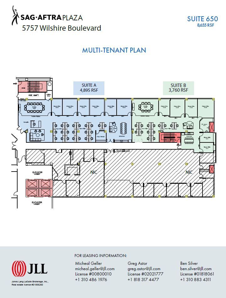 5757 Wilshire Blvd, Los Angeles, CA for lease Floor Plan- Image 1 of 2