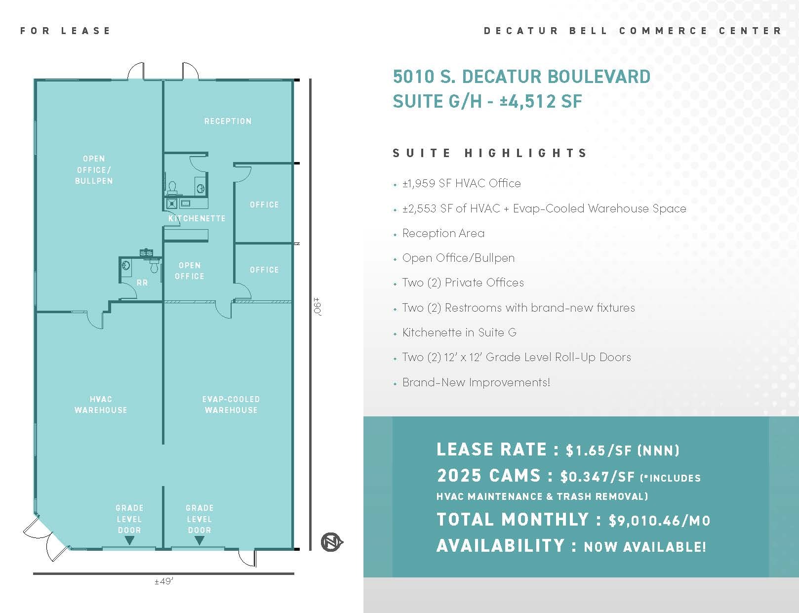 5030 S Decatur Blvd, Las Vegas, NV for lease Floor Plan- Image 1 of 1