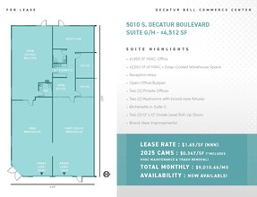 5030 S Decatur Blvd, Las Vegas, NV for lease Floor Plan- Image 1 of 1