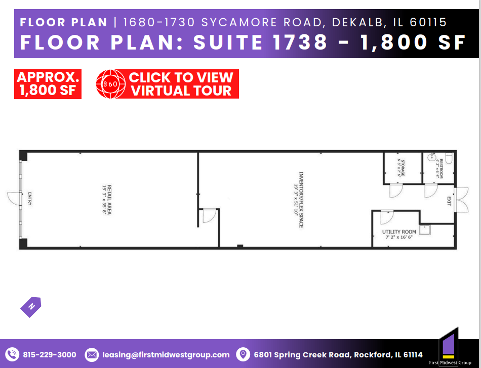 1680-1730 Sycamore Rd, Dekalb, IL for lease Building Photo- Image 1 of 1