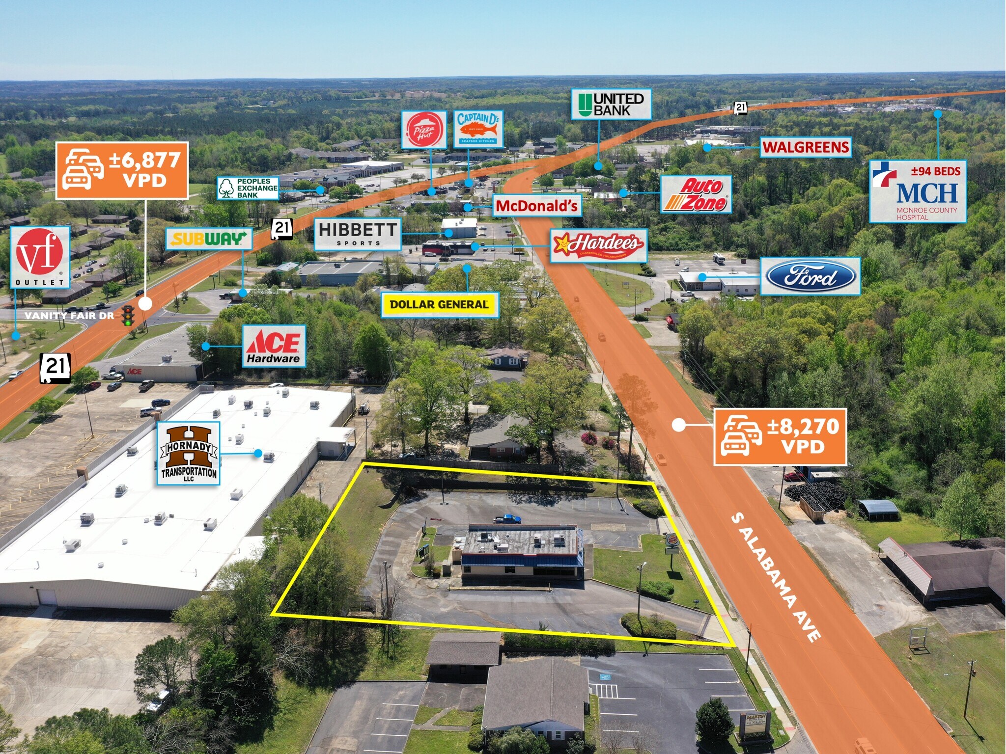 1410 S Alabama Ave, Monroeville, AL for sale Building Photo- Image 1 of 1