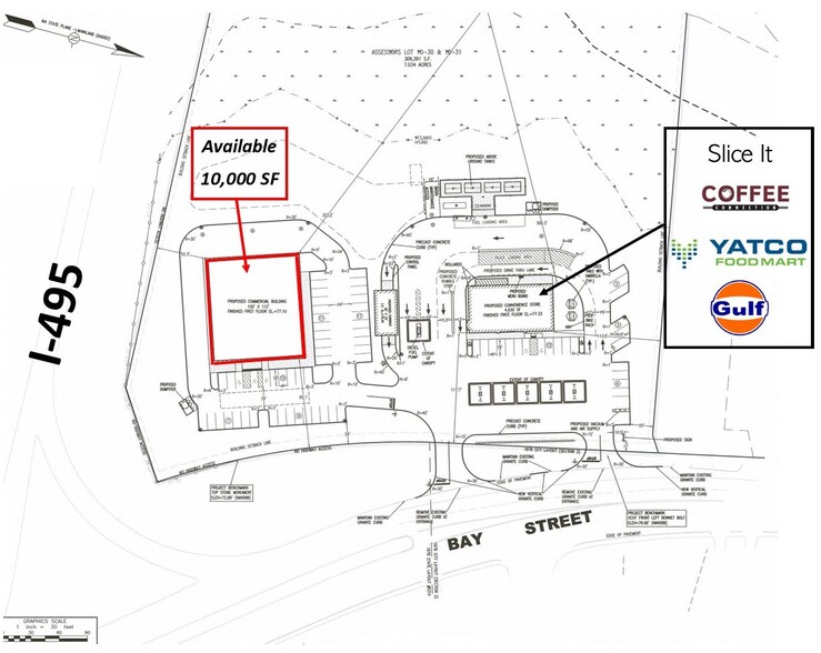 2318 Bay St, Taunton, MA for lease - Site Plan - Image 1 of 2