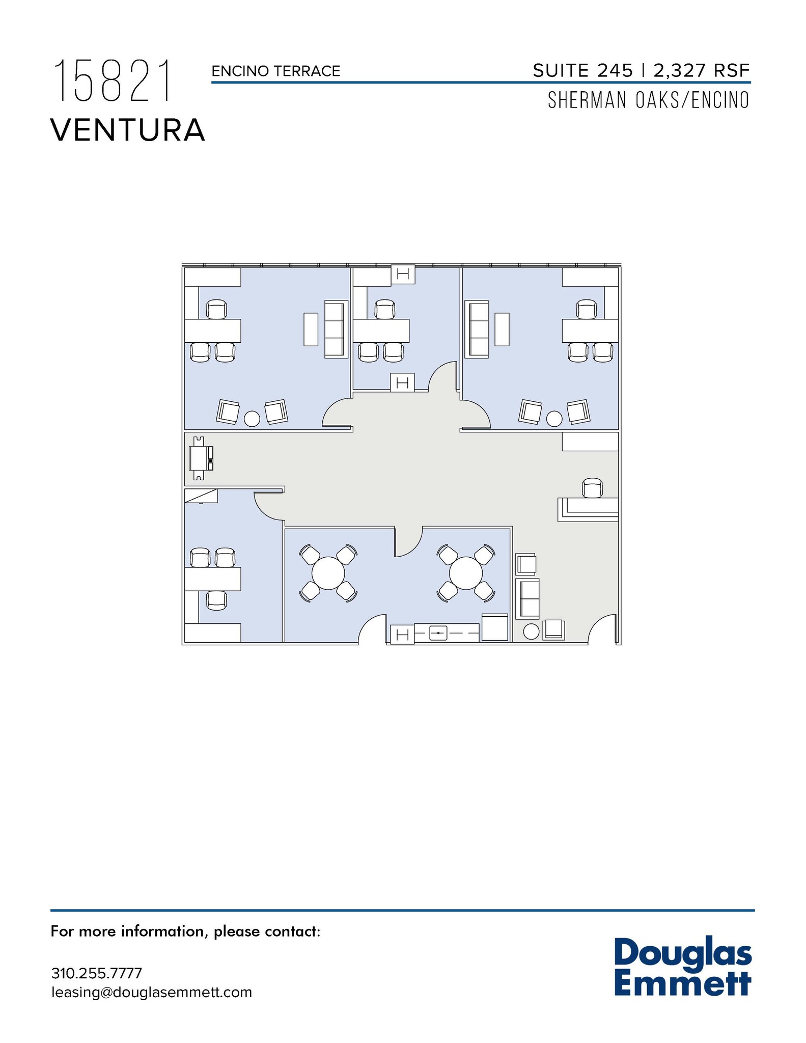 15821 Ventura Blvd, Encino, CA for lease Floor Plan- Image 1 of 1