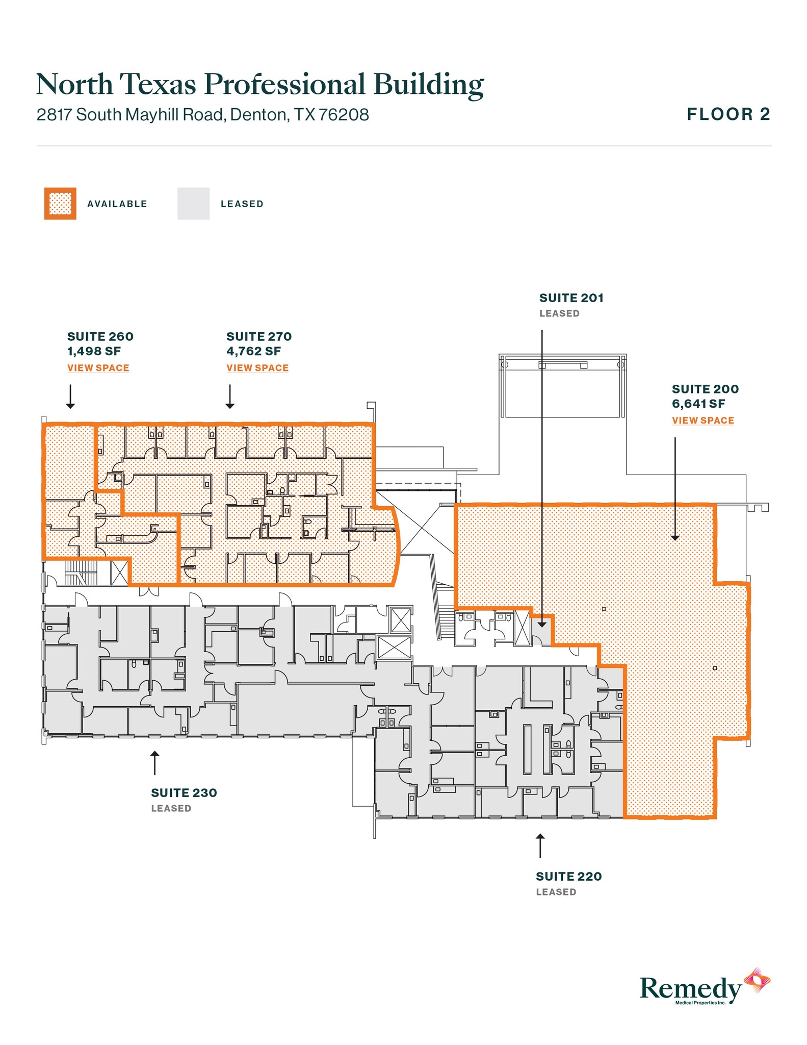 2817 S Mayhill Rd, Denton, TX for lease Floor Plan- Image 1 of 1