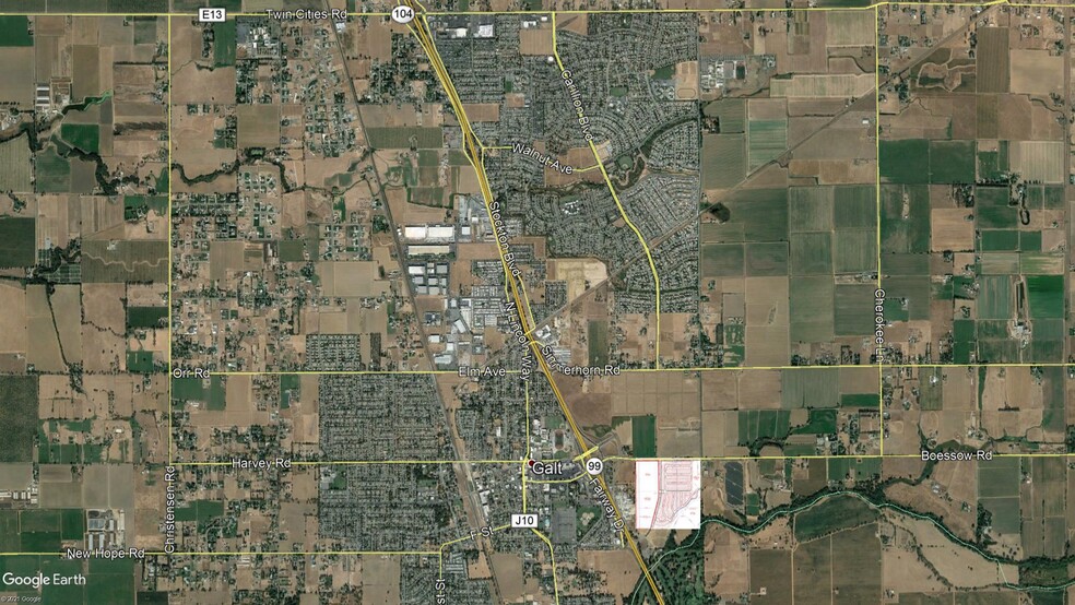 10800 Boessow, Galt, CA for sale - Aerial - Image 1 of 3