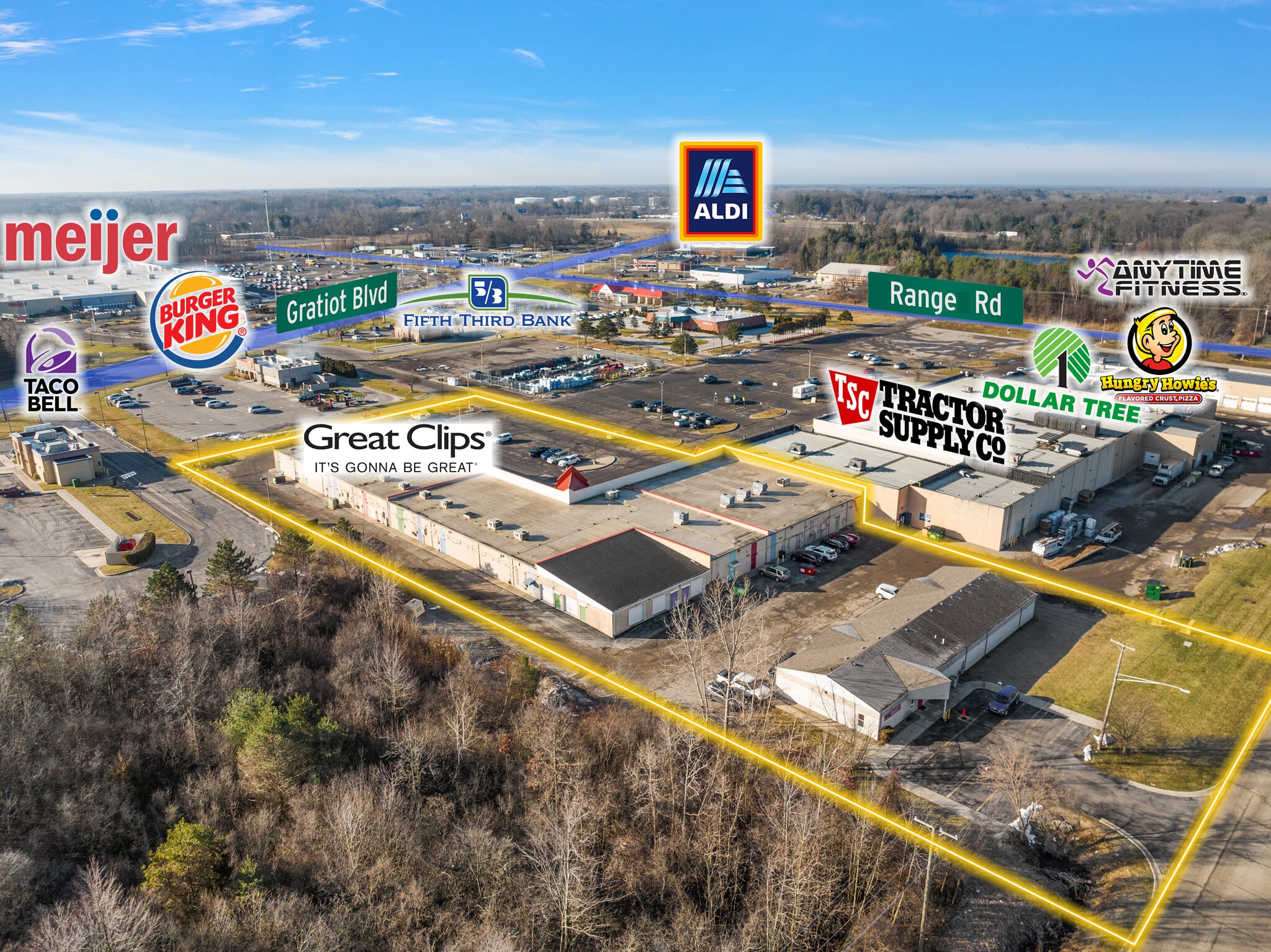 3180-3280 Gratiot Ave, Marysville, MI for lease Building Photo- Image 1 of 1