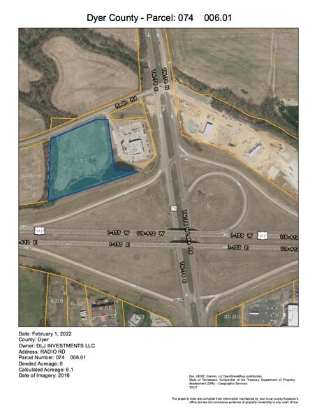 Radio Rd, Dyersburg, TN for sale - Building Photo - Image 2 of 5