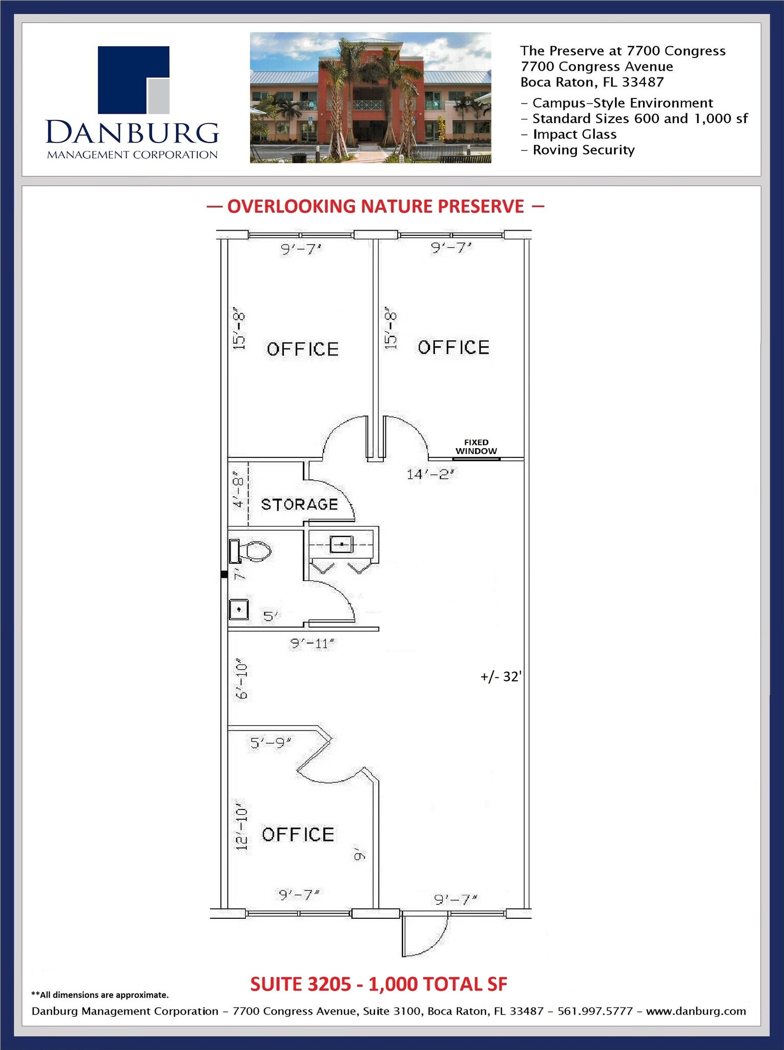 7700 Congress Ave, Boca Raton, FL for lease Floor Plan- Image 1 of 1