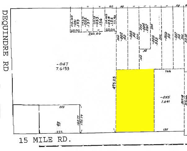 2167 15 Mile Rd, Sterling Heights, MI for lease - Plat Map - Image 2 of 10
