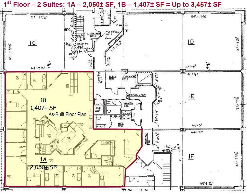 546 S Broad St, Meriden, CT 06450 - Unit 1AB -  - Floor Plan - Image 1 of 1