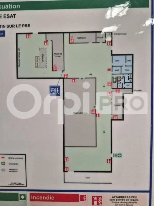 Industrial in Saint-Martin-sur-le-Pré for lease Floor Plan- Image 1 of 7