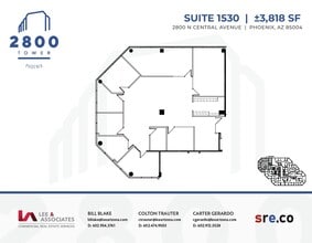 2800 N Central Ave, Phoenix, AZ for lease Floor Plan- Image 1 of 1