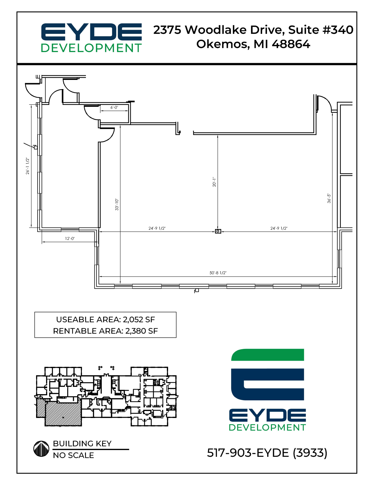 2375 Woodlake Dr, Okemos, MI for lease Site Plan- Image 1 of 1